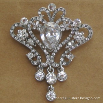 bridal rhinestone brooches
